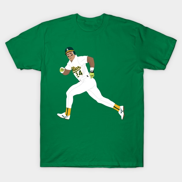 The Stolen Base King! Rickey Henderson T-Shirt by rsclvisual